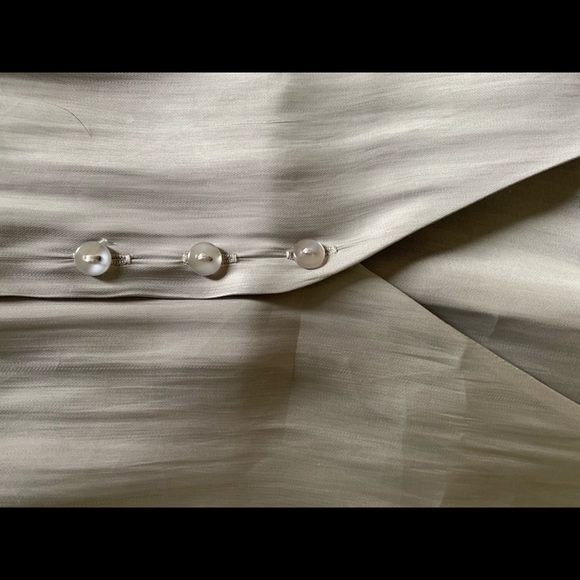 (2for$25) Dynamite Silver M Blouse Top - Picture 4 of 5